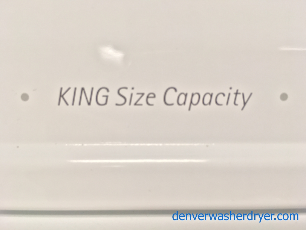 Kenmore Elite KING Size Capacity Washer, Quality Refurbished 1-Year Warranty