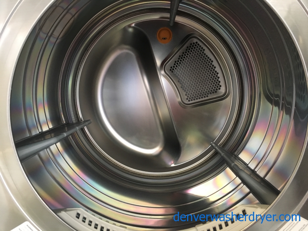 GRRREAT! Grey LG Front Load Set, Samsung French-Door Refrigerator, Bosch Dishwasher, Gas Range, Quality Refurbished 1-Year Warranty