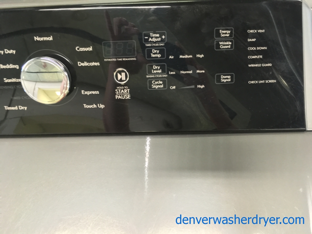 Kenmore 700 S Series, Grey Top Load Set Quality Refurbished 1-Year Warranty