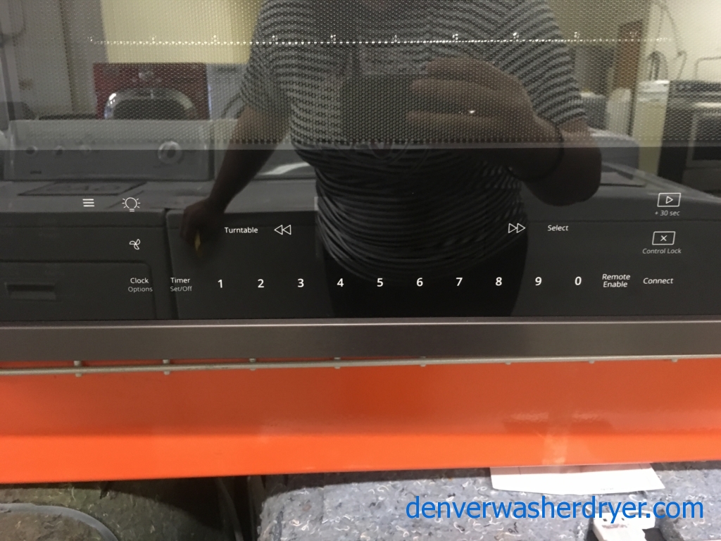 Whirlpool Black Stainless Microwave Quality Refurbished 1-Year Warranty