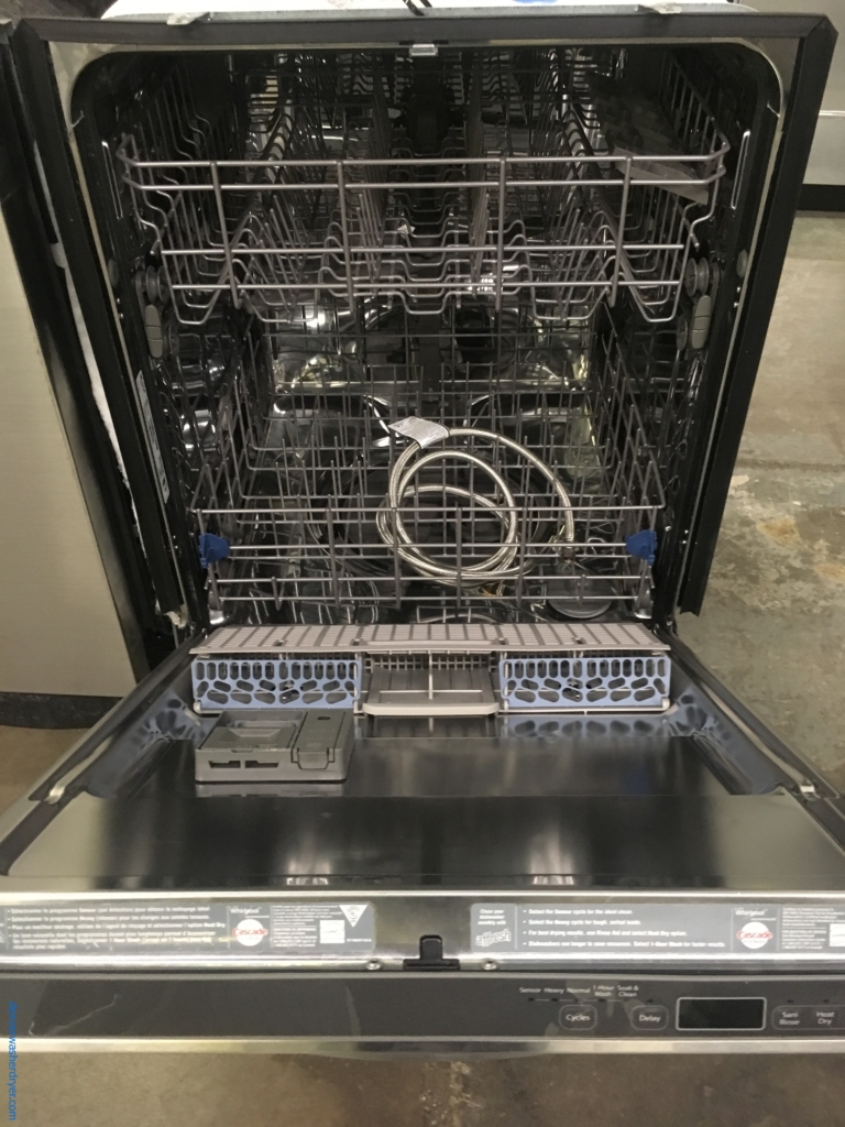 Whirlpool Gold Series Stainless Dishwasher, Stainless Tub, Heated Dry, Sanitize Option, Sensor Cycle, 3 Racks, Quality Refurbished, 1-Year Warranty!