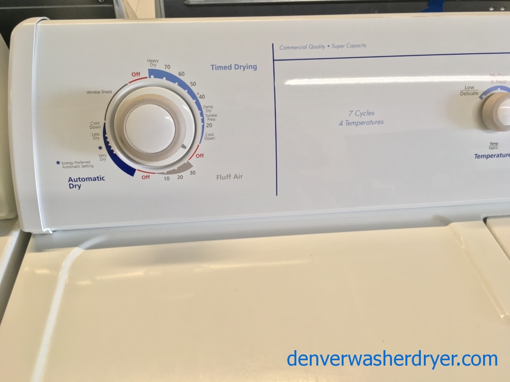 Large Images for Whirlpool’s “Quiet Wash” Technology W/D Set Quality