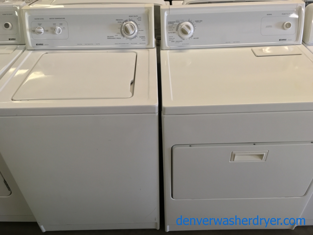 Kenmore 80 Series W/D Set Quality Refurbished 1-Year Warranty