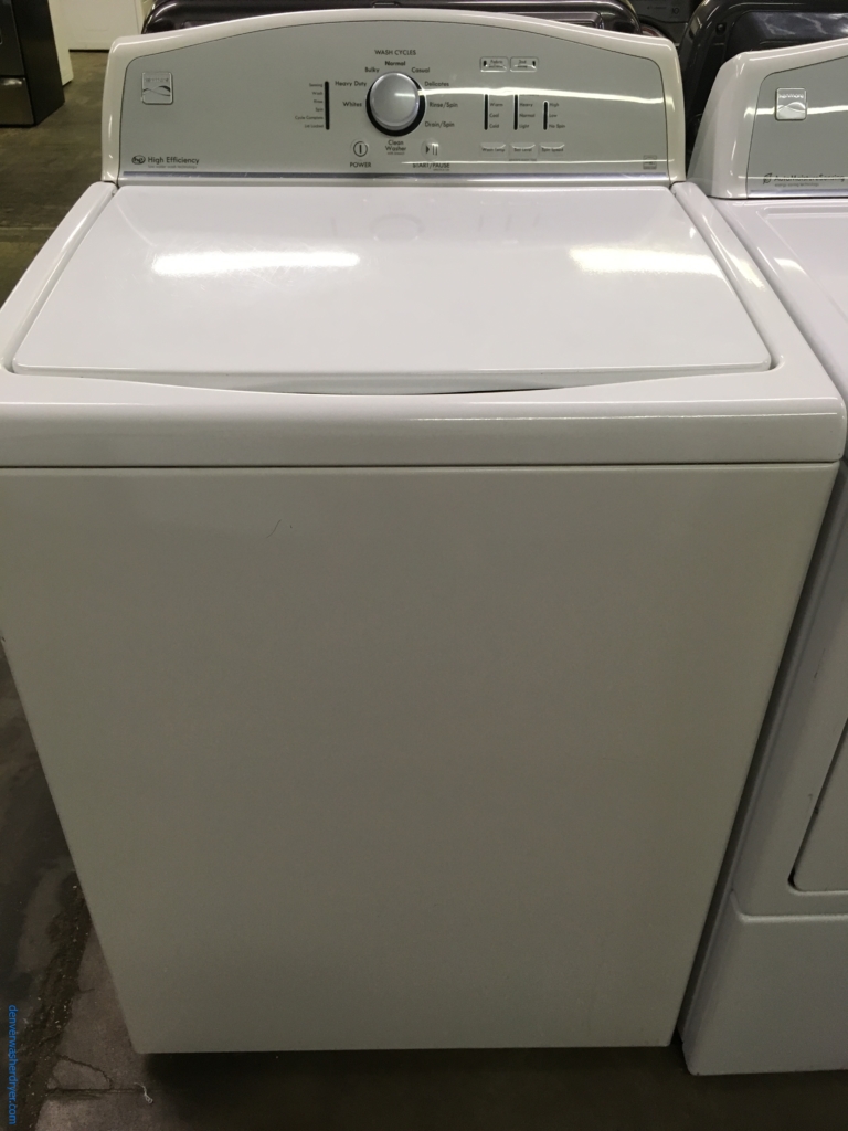 Kenmore High Efficiency Top-Load W/D Set, Quality Refurbished 1-Year Warranty