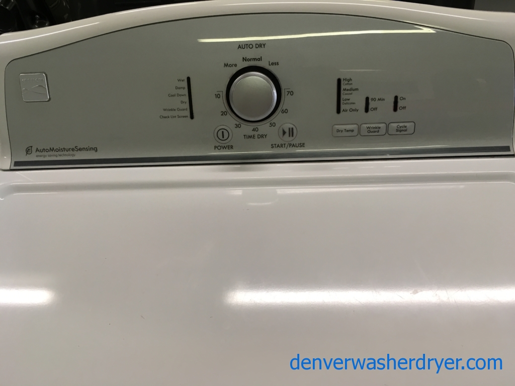 Kenmore High Efficiency Top-Load W/D Set, Quality Refurbished 1-Year Warranty
