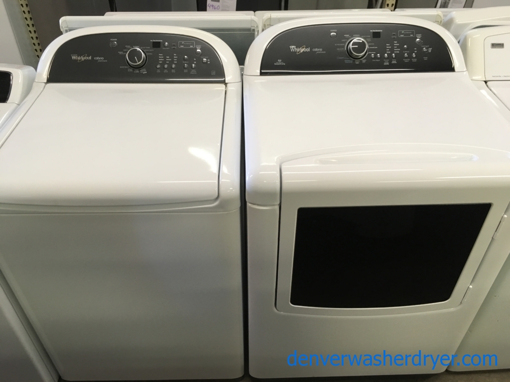 Large Images for Whirlpool Cabrio Platinum W/D Set, Quality Refurbished