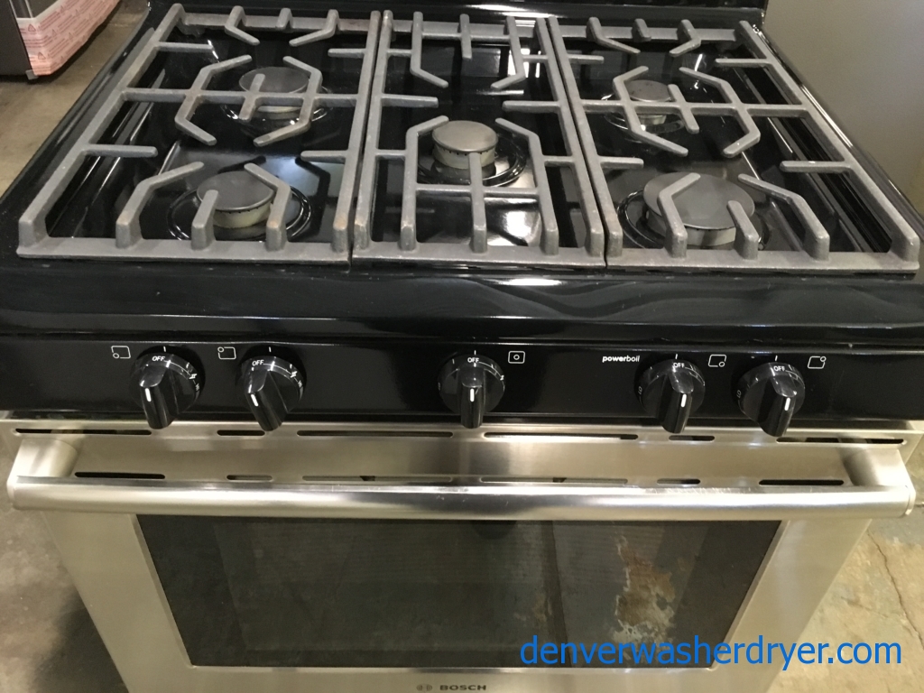 Large Images for Bosch GAS Stainless Range, FreeStanding, 5 Burners, 5