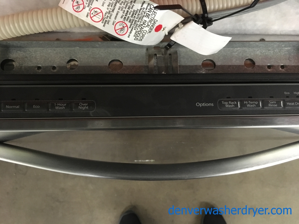 Whirlpool Gold Series Stainless Dishwasher, Sensor and Eco Cycles, Energy-Star Rated, Sanitize and Heat Dry Options, Stainless Tall Tub, Quality Refurbished, 1-Year Warranty!