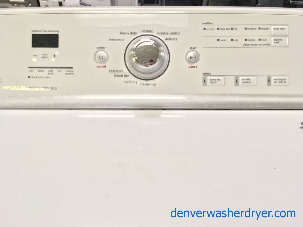 Marvelous Maytag Bravos “Quiet Series” 300, Quality Refurbished 1-Year Warranty