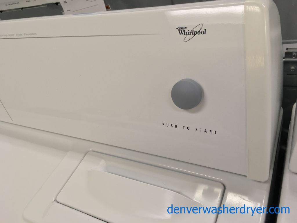 Commercial Grade Whirlpool Dryer, Quality Refurbished 1-Year Warranty