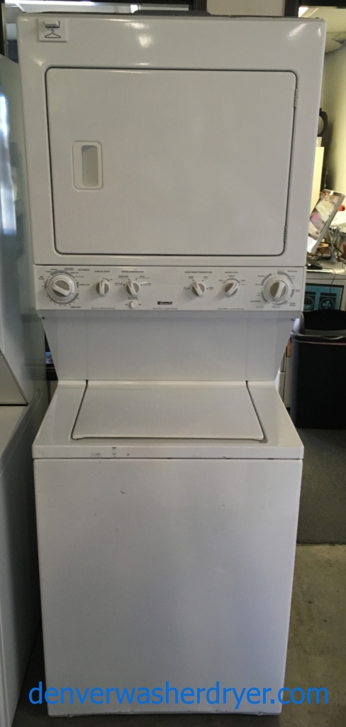 Kenmore 27″ Wide Electric Laundry Center, Quality Refurbished, 1-Year Warranty!