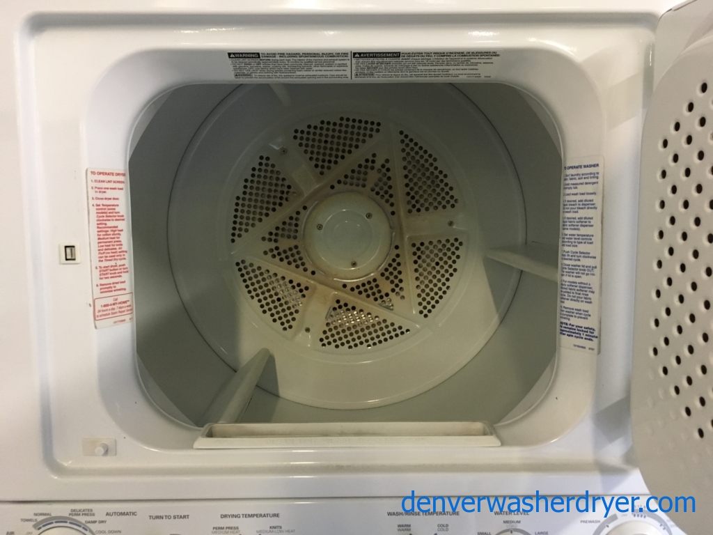 Large Images for Kenmore 27″ Wide Electric Laundry Center, Quality