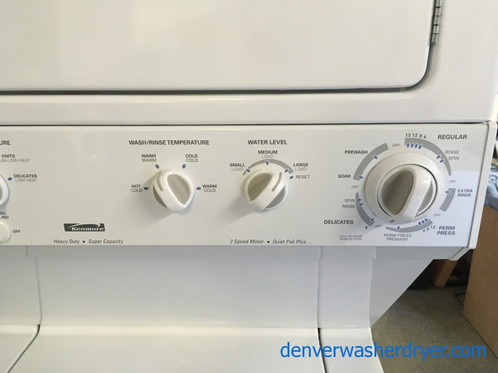 Large Images for Kenmore 27″ Wide Electric Laundry Center, Quality
