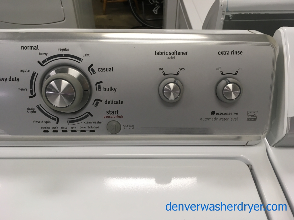 Large Images for Maytag Centennial TopLoad Washer, HeavyDuty, Auto