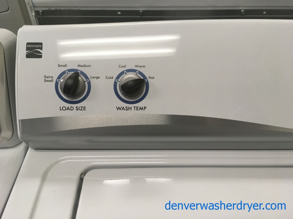 Lovely Kenmore Top-Load Washer, Agitator, Auto-Load Sensing, Heavy-Duty, Quality Refurbished, 1-Year Warranty!