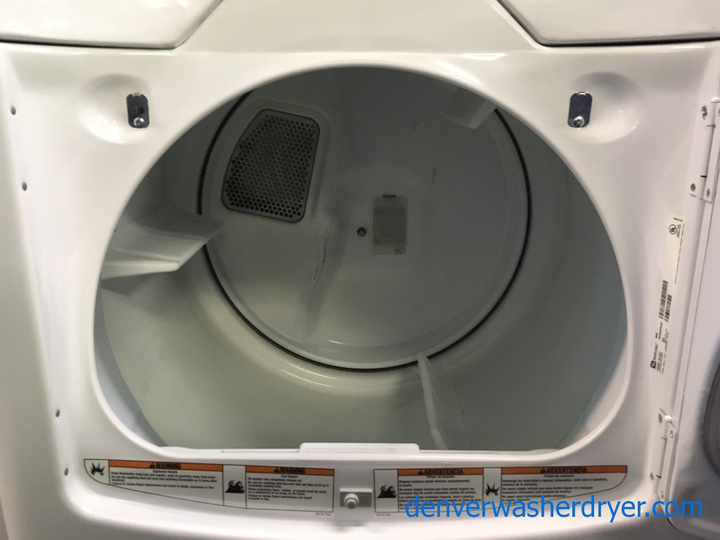 Maytag Bravos Quiet Series 400 Washer and Dryer Set, Glass-Lids, HE, Sanitary and Wrinkle Control Cycles, StainBoost, Wrinkle Prevent Plus, Quality Refurbished, 1-Year Warranty!