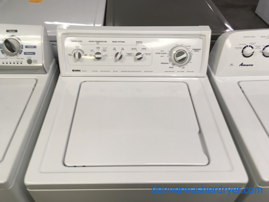 Kenmore 80 Series Top-Load Washer, Agitator, Heavy-Duty, Super Capacity Plus, Extra-Rinse Option, Quality Refurbished, 1-Year Warranty!