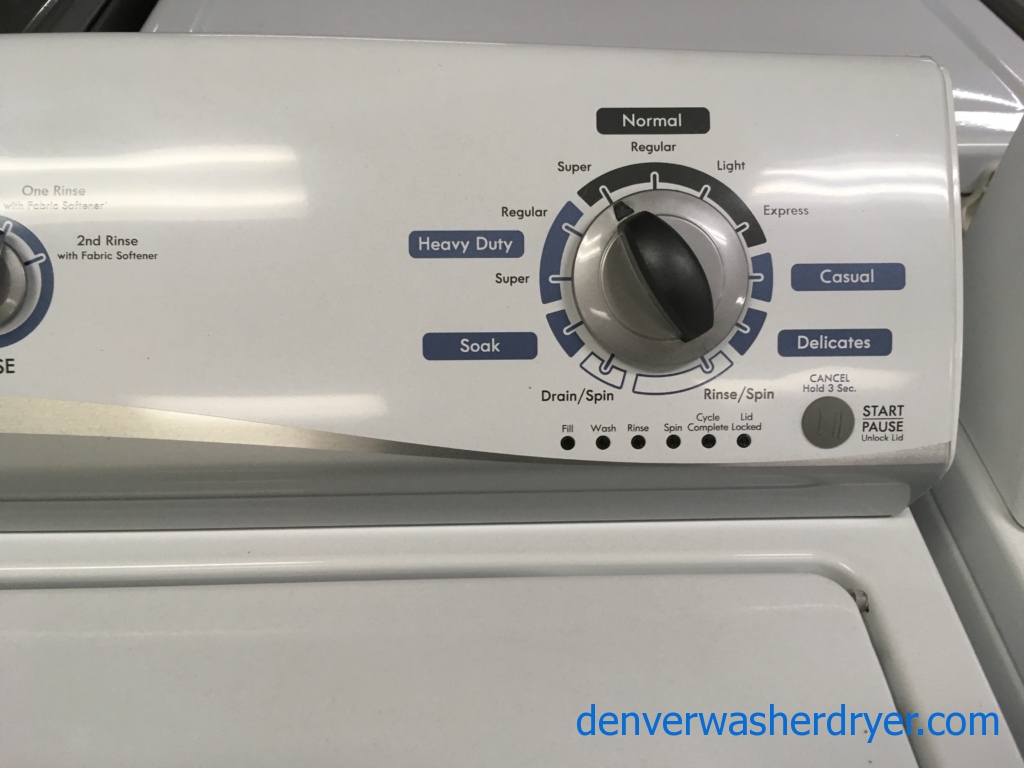 Kenmore Top-Load Washer, Agitator, Heavy-Duty, Fabric Softener and Extra-Rinse Options, Quality Refurbished, 1-Year Warranty!