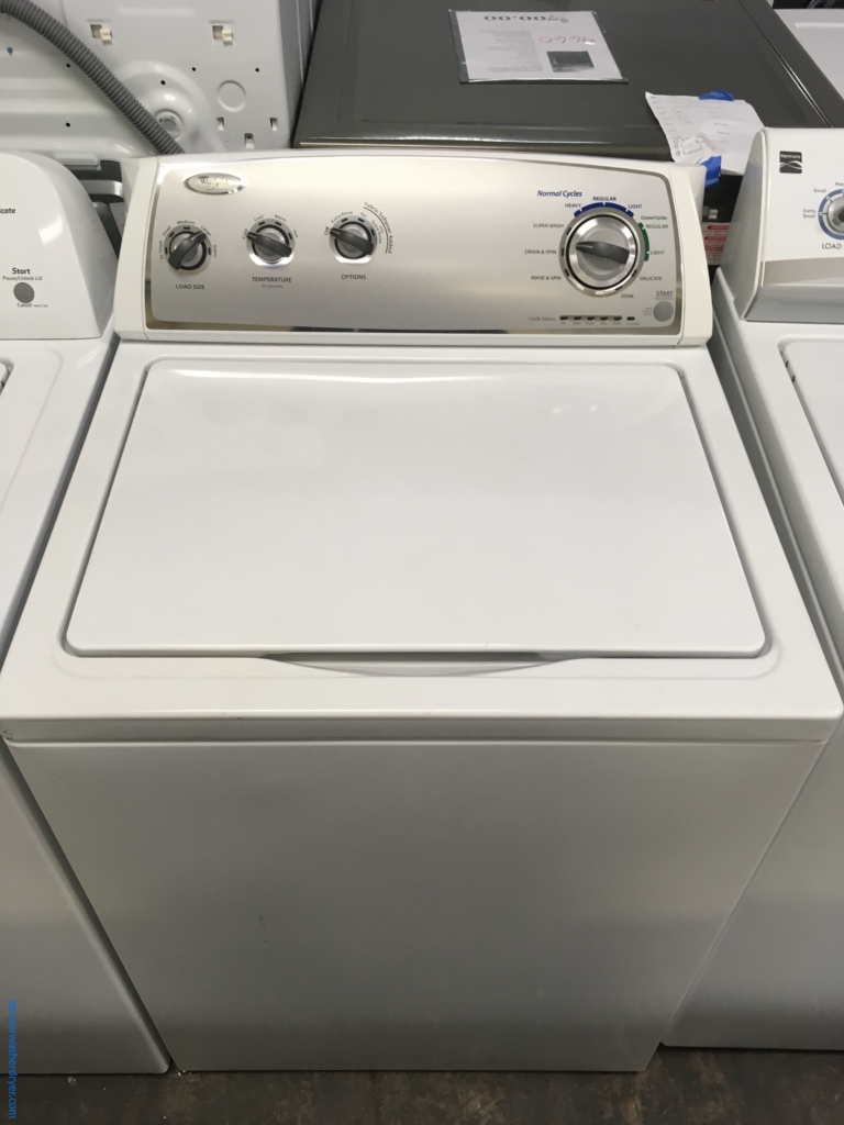 Whirlpool Top-Load Washer, Agitator, Extra-Rinse and Fabric Softener Options, 3.4 Cu.Ft. Capacity, Quality Refurbished, 1-Year Warranty!