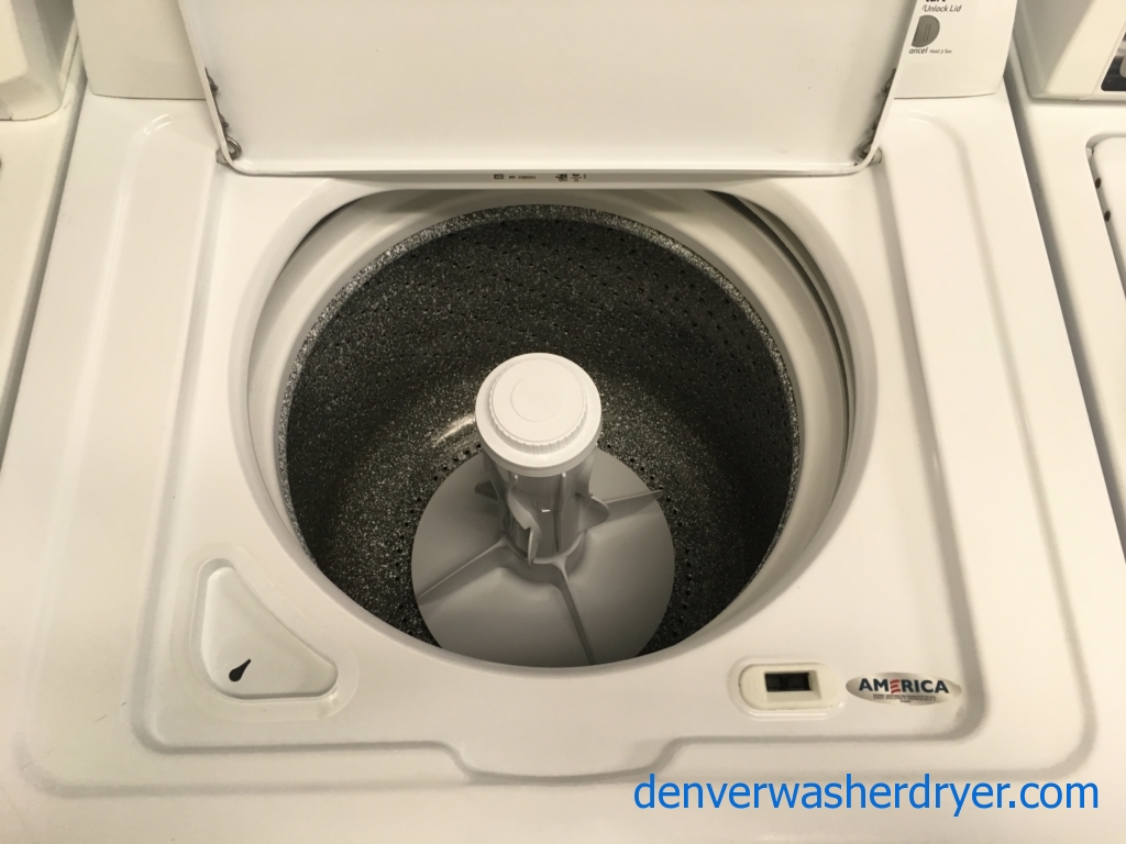 Roper Top-Load Washer, Agitator, Adjust Load Size, Heavy and Delicate Cycles, Quality Refurbished, 1-Year Warranty!