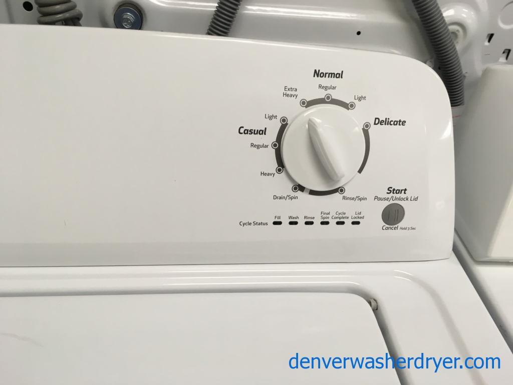 Roper Top-Load Washer, Agitator, Adjust Load Size, Heavy and Delicate Cycles, Quality Refurbished, 1-Year Warranty!