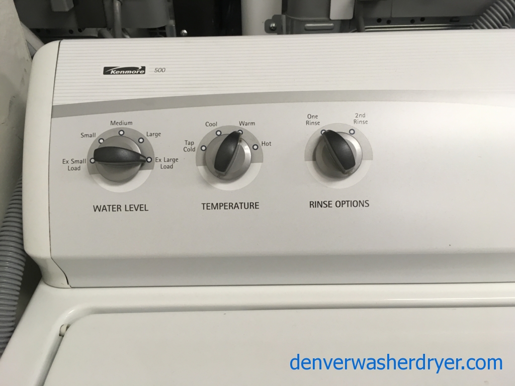 Large Images for HeavyDuty Kenmore 500 TopLoad Washer, Agitator