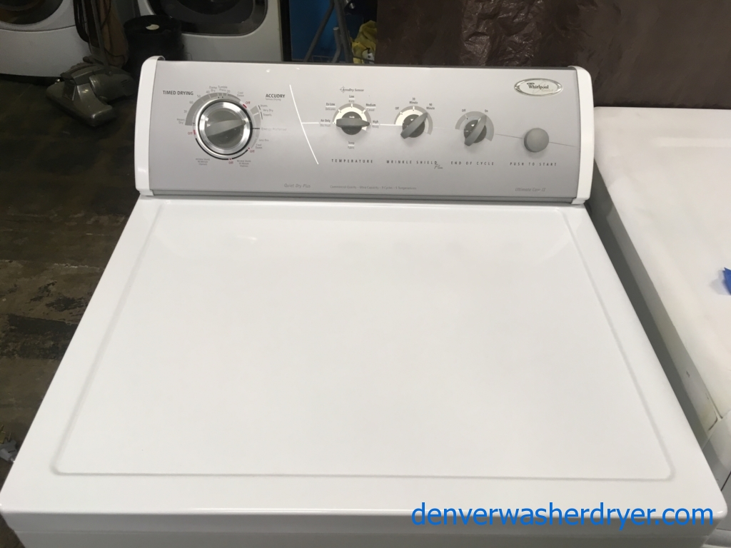 Whirlpool Electric Dryer,Quality Refurbished, 1-Year Warranty